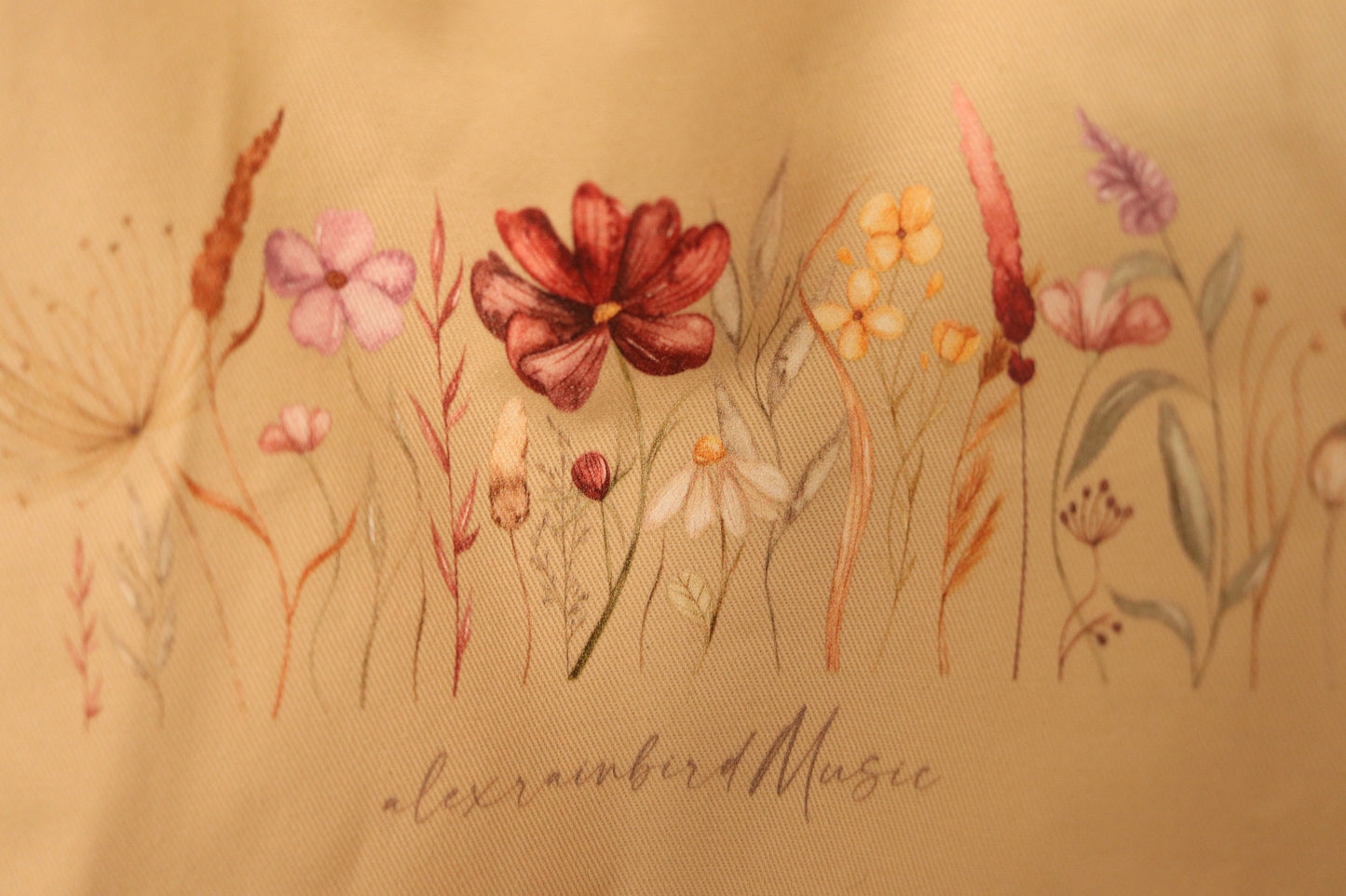 Spring Wildflower Oat Tote Bag