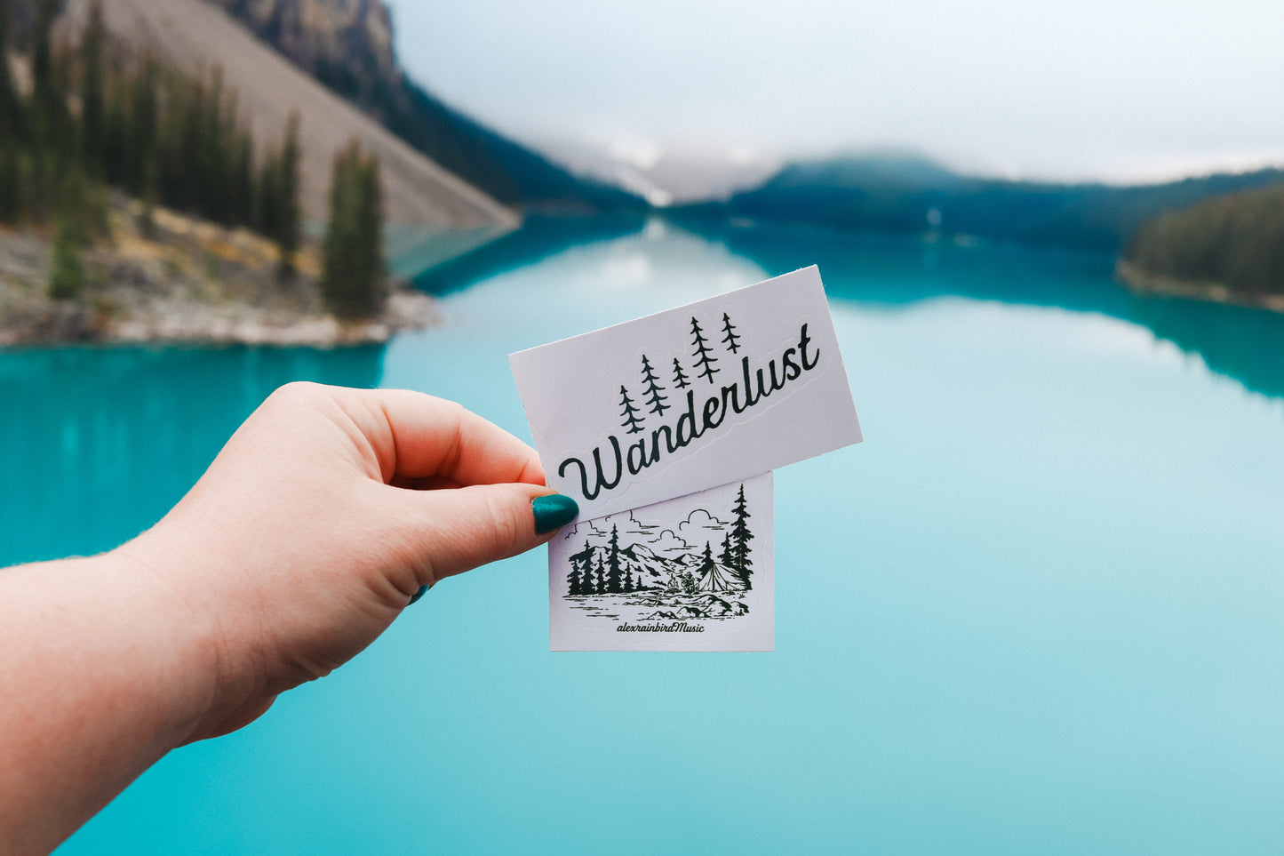 Wanderlust Landscape Sticker
