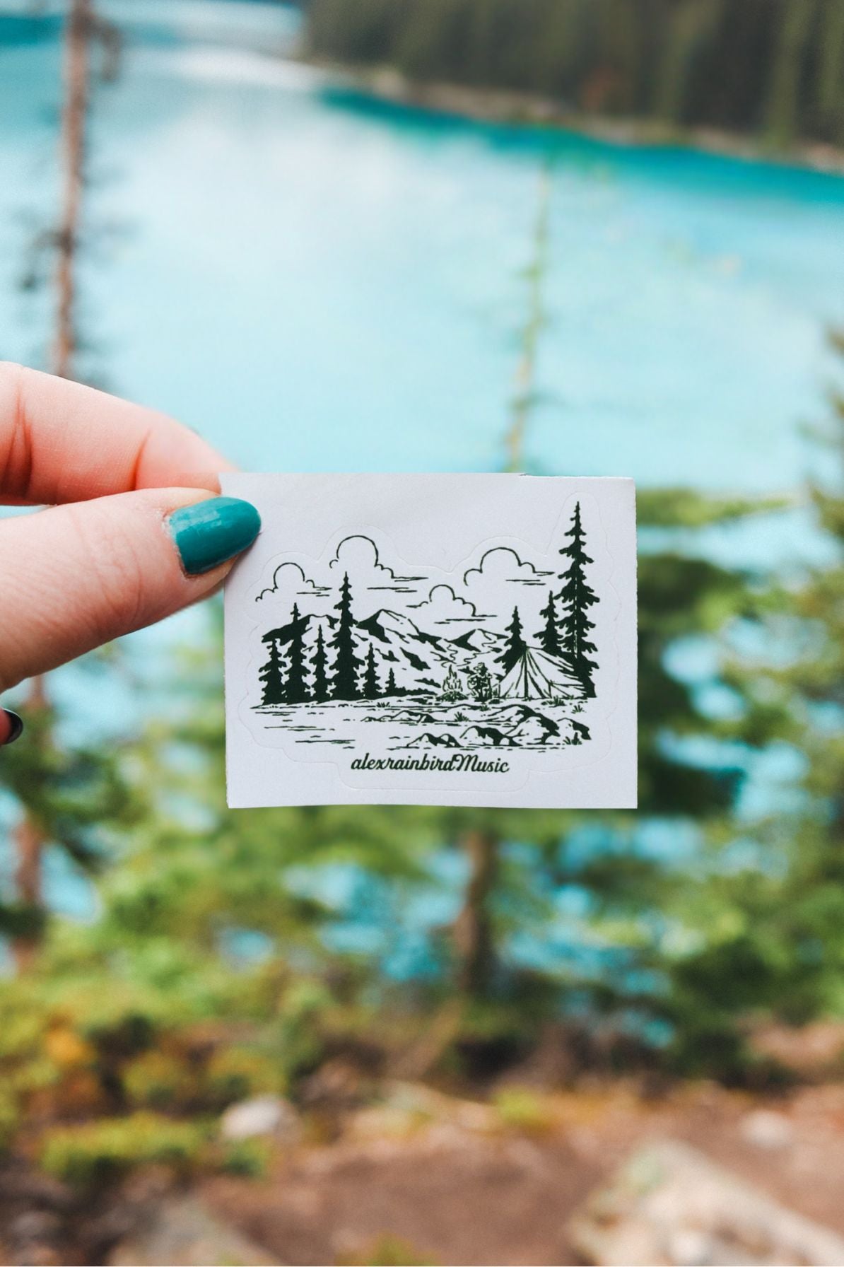 Wanderlust Landscape Sticker